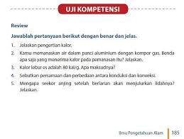 Kak Jawaban Paket Ipa Hal 185 186 Soal Uji Kompetensi Kurtilas Kelas 7 Smp Brainly Co Id
