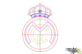 You can download in.ai,.eps,.cdr,.svg,.png formats. How To Draw Real Madrid Logo Drawingnow