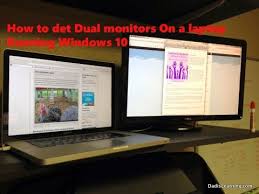 This works if you have two different ports for your laptop and your. How To Setup Dual Monitors On A Laptop Windows 10 Youtube