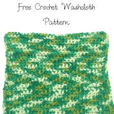5 Free Crochet Washcloth Patterns