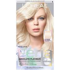 Don't think dyeing hair blonde is something that guesswork plays a role in: Amazon Com L Oreal Paris Feria Multi Faceted Shimmering Permanent Hair Color Extreme Platinum Pack Of 1 Hair Dye Hair Highlighting Products Beauty