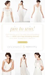 Win A Free Wedding Dress From Saja Choose 1 Of 6 Styles From Their Spring 2014 Collection Wedding Dresses Pretty Wedding Dresses Free Wedding Dress