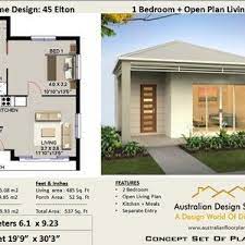 24x32 House 1 Bedroom 1 5 Bath 830 Sq Ft Pdf Floor Etsy In 2021 Small House Design One Bedroom House 1 Bedroom House Plans