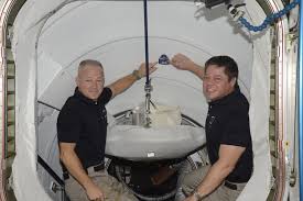 Cargo dragon does not have super dracos and as such can't abort. Crew Dragon Astronauts Pack Up For Return To Earth Spaceflight Now