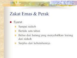 · emas yang tidak dipakai emas yang tidak dipakai (disimpan sahaja) wajib dikeluarkan zakat apabila mencukupi atau melebihi kadar nisab (85 gram) nilai emas, maka diwajibkan zakat ke atasnya sebanyak 2.5% atas nilai emas sahaja. Hadits Tentang Zakat Emas Dan Perak Nusagates