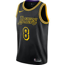 During the postseason the lakers famously had not lost a game while wearing the black mamba jerseys up until. Nike Los Angeles Lakers Kobe Bryant Swingman 8 City Edition Men S Jersey Pnw Sports Apparel