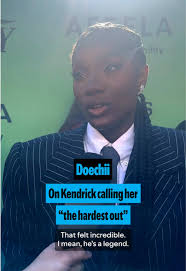 Danielle Kendrick Lamar Shoutout