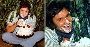 Here's The Real Story Behind Johnny Cash's Viral 'Eating Cake In A Bush'  Photo
