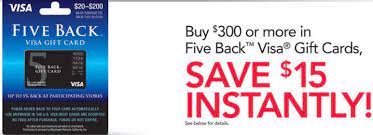 Maybe you would like to learn more about one of these? Get 15 Off 300 Of Five Back Visa Gift Cards From Office Max Or Office Depot This Week Dansdeals Com
