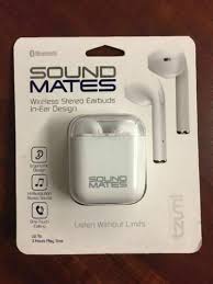 Tzumi 5761wm Sound Mates Bluetooth Stereo Earbuds With Charging Case White For Sale Online Ebay