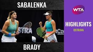 Sabalenka has a few more matches under her belt in 2021, which includes a title. Aryna Sabalenka Vs Jennifer Brady 2020 Ostrava Semifinal Wta Highlights Youtube