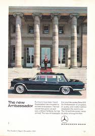 1963 Mercedes Benz 600 W100 International Original Magazine Advertisement Mercedes Benz Daimler Benz Mercedes