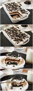 When it is too hot in the kitchen to cook, pull out this recipe to help keep your kitchen cool. Classic Oreo Icebox Dessert A 1 Nice Blog Desserts Oreo Layer Dessert Icebox Desserts