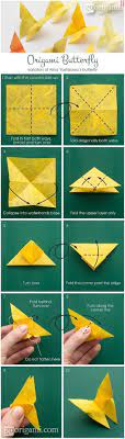 Kagittan Kelebek Yapilisi Resimli Anlatim Orgu Modelleri El Isi Ve Resimli Anlatimlar Origami Kelebekler Yaratici