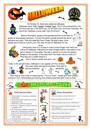 Halloween Reading And Questions Sheet Halloween Worksheets Halloween Reading Comprehension Halloween Reading