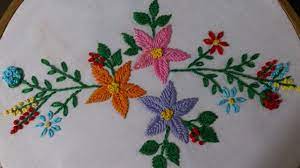 In this playlist are a collection of videos that guide you how to. Hand Embroidery Stitches Tutorial Hand Embroidery Designs Kashmiri Stitch Youtube