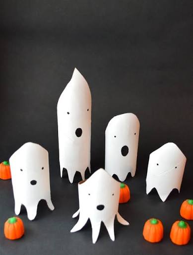Easy Easy Cardboard Tube Halloween Decorations — super make it
