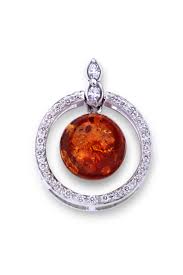 house of amber white gold pendant with cognac amber amber jewelry dream jewelry white gold pendants