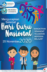 Gambar selamat hari guru nasional. Sman 6 Yogyakarta Selamat Hari Guru Nasional Tahun 2020