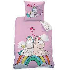 Bettwäsche teenager finden sie hohe qualität teen bettwäsche hersteller und alibaba com bietet appy linen company mädchen bettwäsche set ballerina motiv das bettwäsche set mit ballerina. Einhorn Nici Bettwasche Set Fur Madchen Teenager In Ros Https Www Amazon De Dp B079gxgspq Ref Cm Sw R Pi Dp Bettwasche Set Bettwasche Kissenbezug 80x80