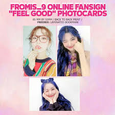 This is the unofficial card (fanmade). Fromis 9 Photocards From Online K Pop Merch At Dasma Facebook