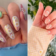 Uñas acrílicas y uñas de gel. Manicura Daisy 20 Disenos De Unas Con Margaritas De Verano