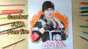 Did you know that the new look cobra rubí also features an incredible. Menggambar Jota Karakter Terbaru Ff Gambar Free Fire Youtube