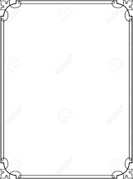 Simple Lines Border Frame Vector Design Royalty Free Cliparts Page Borders Design Paper Border Designs Page Borders