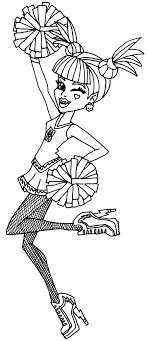 Draculaura Monster High Coloring Page Coloring Pages Monster High Printables Coloring Books