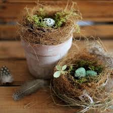 Learn How To Make Realistic Looking Bird S Nest Using Free Materials From Your Garden Perfect For Spring And Rustic Easter Decor Spring Easter Decor Bird Nest