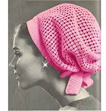 Crochet Pattern Vintage 60s Crochet Hat Pattern Crochet Snood Etsy In 2021 Crochet Hats Crochet Snood Snood Pattern