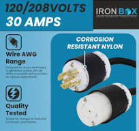 IronBox Electric - L21-30 Extension Cord - 8/5 SOOW Cable ...