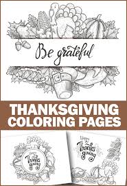 5 pages fabulous fall digital downloads to color punpkins image 4 Thanksgiving Coloring Pages 1 1 1 1
