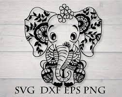 Download Elephant Mandala Svg Baby Elephant Svg Mandala Elefant Tattoo Elefanten Mandala Tiere
