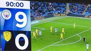 In addition to the premier league, the club also competed in the fa cup, efl cup and uefa champions league. Manchester City 9 0 Burton Albion Pep Guardiola Vows To Take Second Leg Seriously Bbc Sport