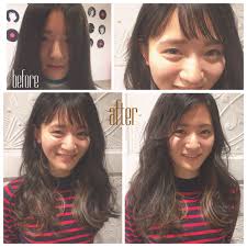 ロング ストリート ダブルバング gardentokyo 津田恵 66351 hair ヘアカット 前髪 ロング ヘアスタイリング