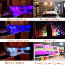 Under cabinet lights,cadrim rgb wireless led lights closet lights 4000k dimmable battery powered remote control atmosphere night light ideal for kitchen wardrobe cupboard color changing(6 pack) 4.3 out of 5 stars 4,683 Buy Aiboo Rgb Color Changing Led Under Cabinet Lights Kit Aluminum Slim Multi Color Puck Lights For Kitchen Counter Furniture Holiday Ambiance Christmas Decor Lighting 4 Lights Online In Indonesia B01fukkzfo