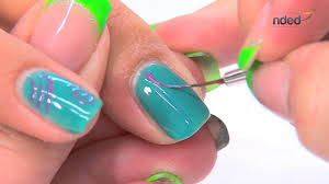 La base du « nail art ». Nail Art Decor Ete Avec Vernis Semi Permanent Pour Ongles Rbnails De Youtube