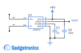Sourcing guide for current sensor relay: Current Sensor Switch Circuit Gadgetronicx