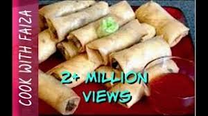 Usually i make these wrappers a day before and the spring rolls later. Chicken Spring Roll Chicken Roll Recipe In Urdu By Cook With Faiza Youtube