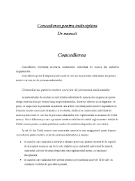 Check spelling or type a new query. Concedierea Pentru Indisciplina