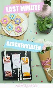 Last Minute Geschenkideen Zum Muttertag Oder Auch Einfach Tolle Und Einfache Diys Gegen Langeweile Weitere Di Geschenkideen Werdende Mutter Geschenk Geschenke