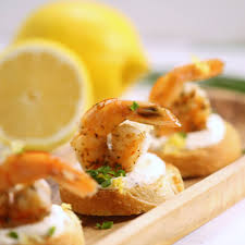 Of course you can serve cold shrimp on ice with cocktail sauce and lemon, but you can also make grilled shrimp appetizers in a flash. Creamy Shrimp Bruschetta Appetizer Recipe It Is A Keeper