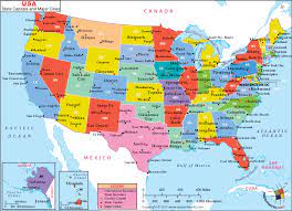 The capital city of the country is washington d.c. The Map Is The Culmination Of A Lot Of Work Developing The Concept And Design Behind It Gathering Scientific Us Map With Cities Us State Map United States Map