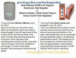 All the black and decker manuals and user's guides are available for free view without any registration. Pest Offense Pobd I 01 Original Electronic Pest Repeller Vs Black Decker 3 Pack Direct Plug In Indoor Ex310 Pest Repellers Video Dailymotion