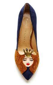 Cartoon Inspired Fashion Is The Most Unexpectedly Awesome Trend For Spring Charlotte Olympia Shoes Suede Pumps Fabulous Shoes