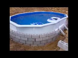 Como Enterrar Una Piscina Desmontable Youtube Piscinas Enterradas Hacer Piscina Piscina Acero