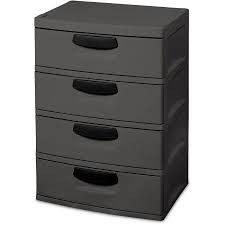 Sterilite 4 Drawer Cabinet Made Of Heavy Duty Plastic Plastic Storage Drawers Sterilite Storage Drawers
