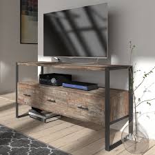 Caramel wood tv stand with 3 drawer fits tvs up to 64 in. Solid Wood Tv Stands Entertainment Centers You Ll Love In 2021 Wayfair