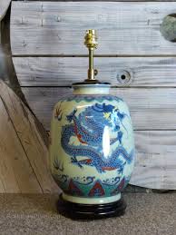 Antiques Atlas Chinese Dragon Table Lamp Summoning rain during a drought.